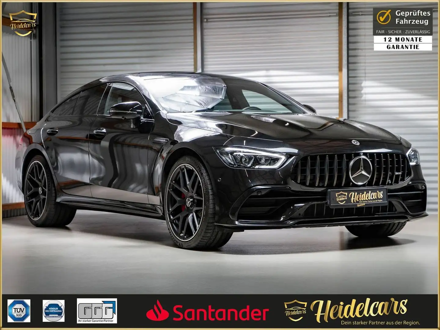 Mercedes-Benz AMG GT 43 4Matic+ NIGHT PAKET*360*SPORT ABGAS*21 ZOLL Schwarz - 1