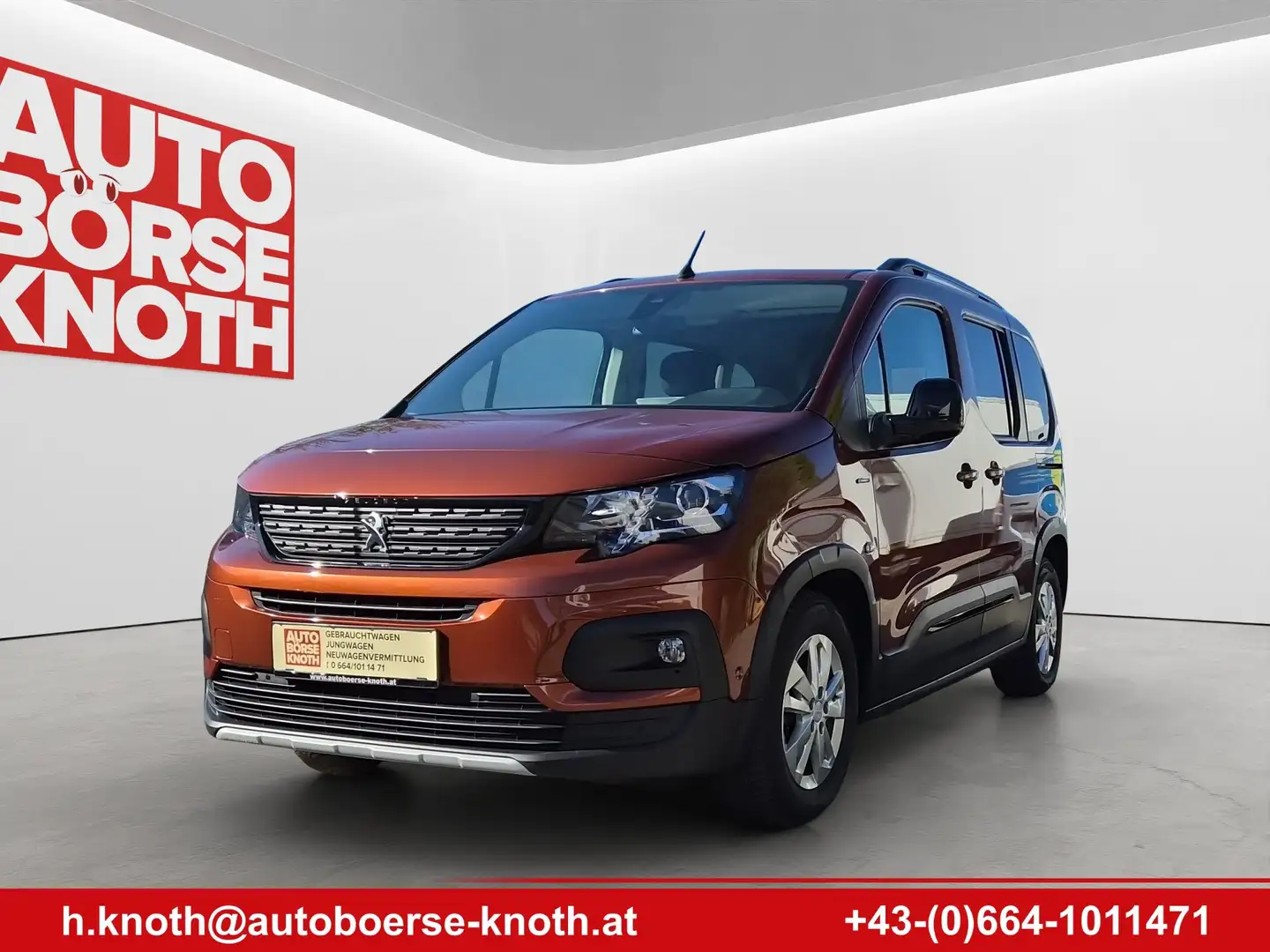 Peugeot Rifter 1,5 BlueHDI 130 GT-Line AHV, Orange - 1