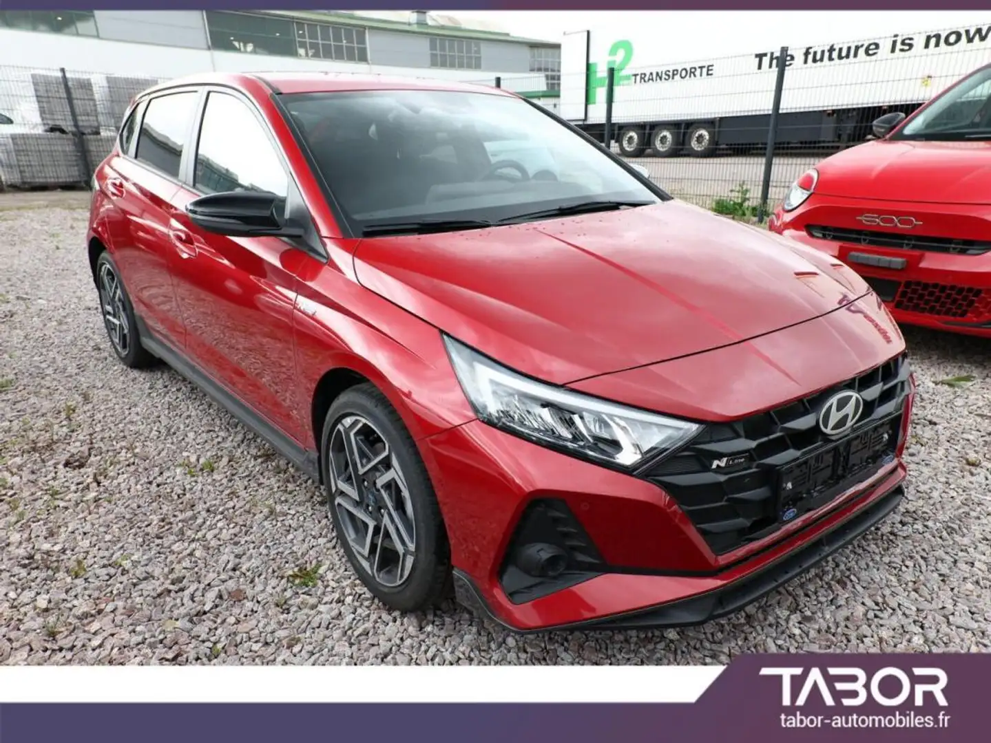 Hyundai i20 1.0 TGDI 100 DCT N-Line GPS LED cam Rouge - 2