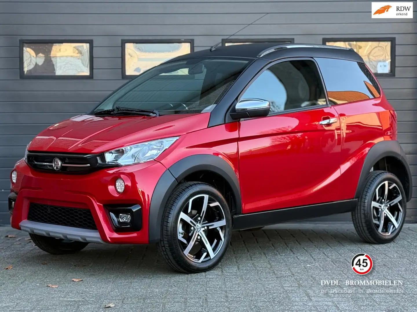 Aixam Crossover E-Crossover Premium Brommobiel 2022 1700km ELEKTRI Rot - 1