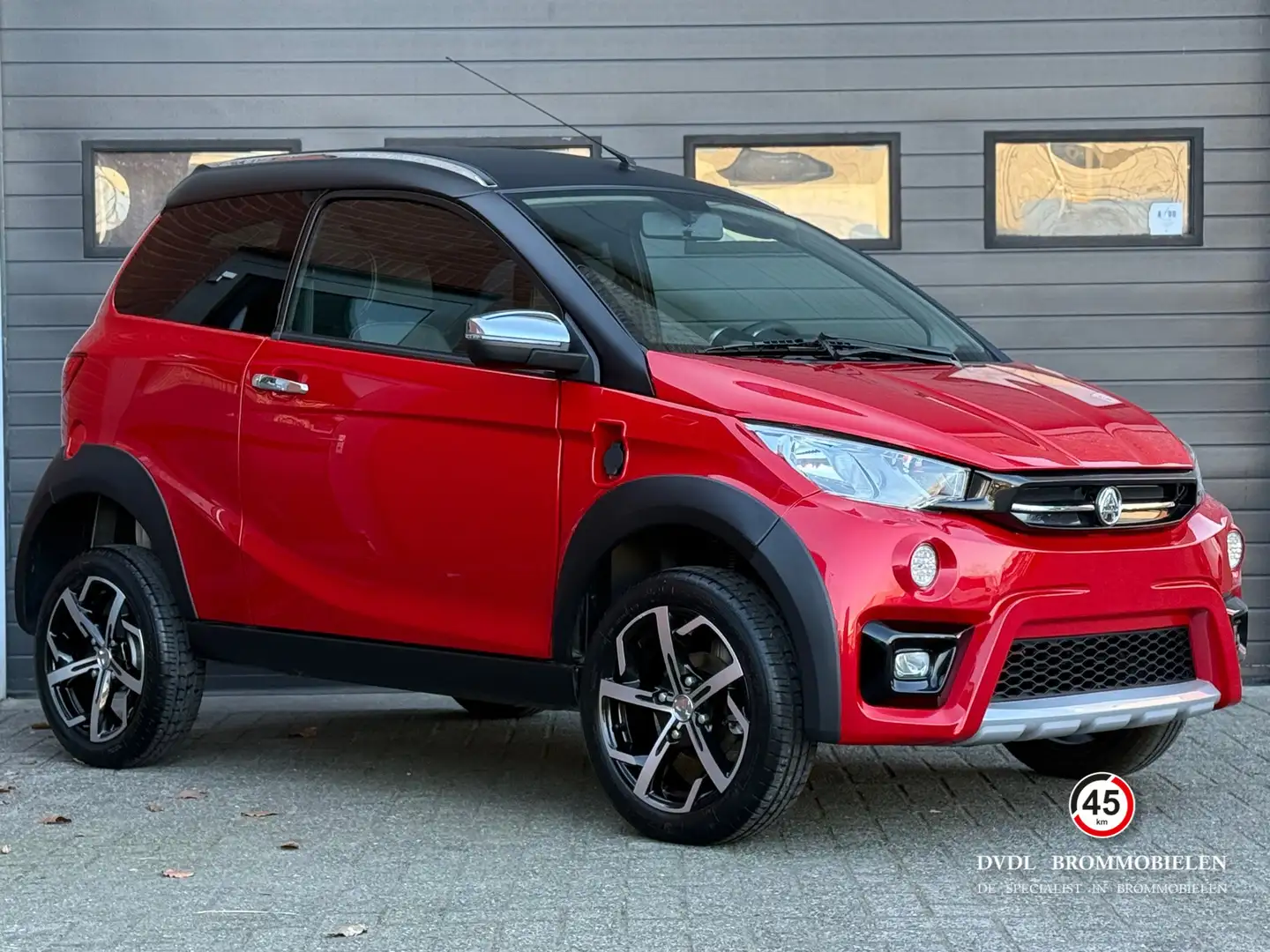 Aixam Crossover E-Crossover Premium Brommobiel 2022 1700km ELEKTRI Rot - 2