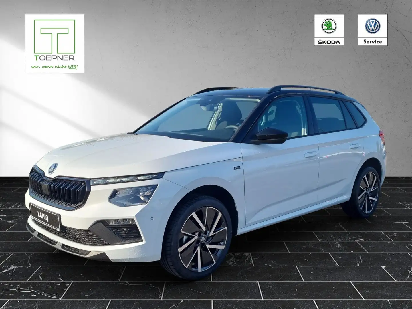 Skoda Kamiq Drive 1,0 TSI 85KW/115PS AHK 18" DSG Weiß - 2