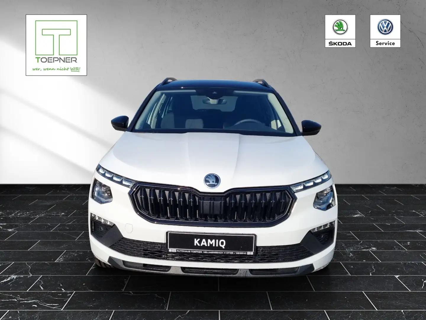 Skoda Kamiq Drive 1,0 TSI 85KW/115PS AHK 18" DSG Weiß - 1