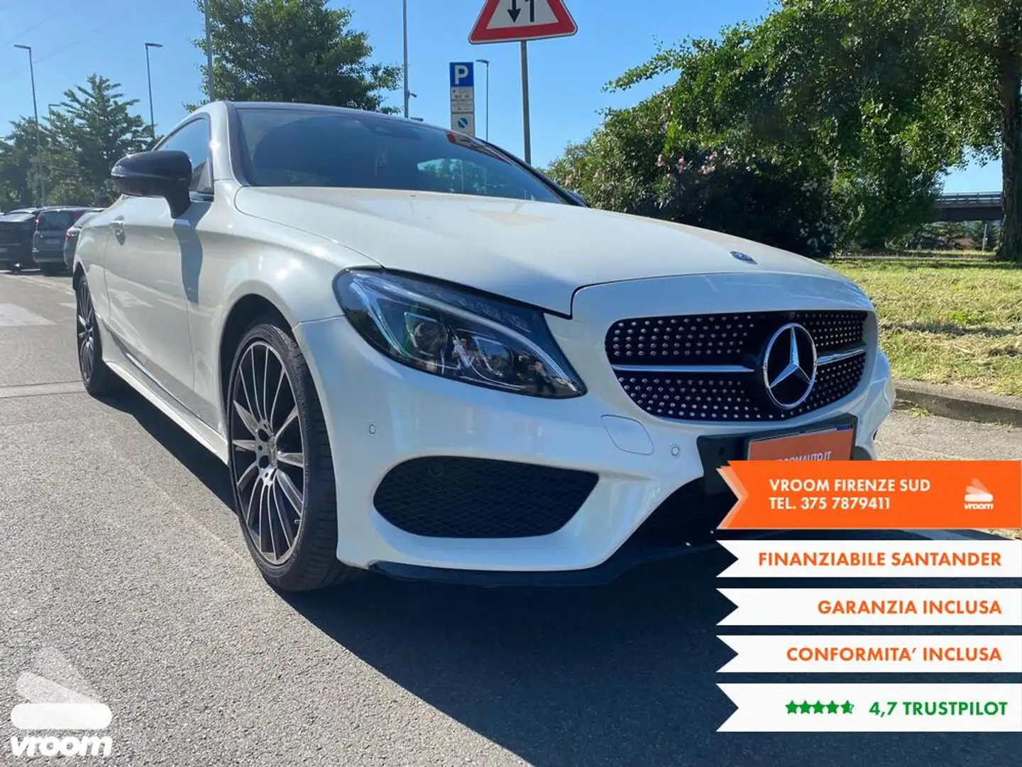 Mercedes-Benz C 300 C 300 Automatic Coup? Sport Bianco - 2