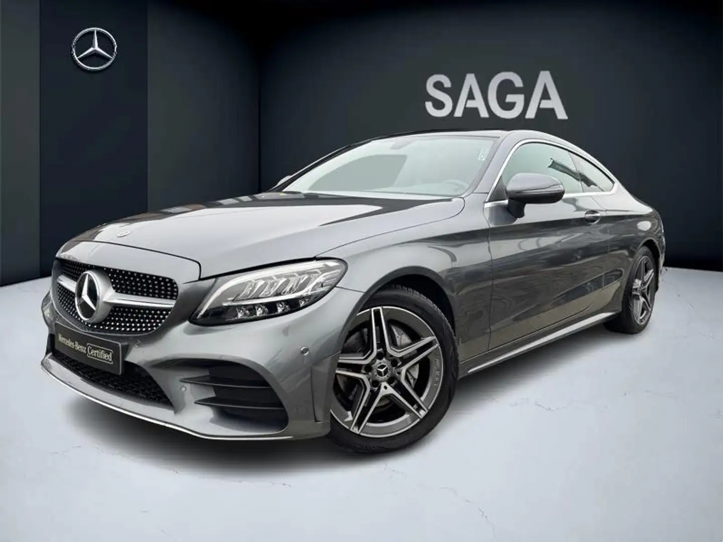 Mercedes-Benz C 200 4MATIC Coupé - AMG Line - Cuir - Burmester - Siège Gris - 1