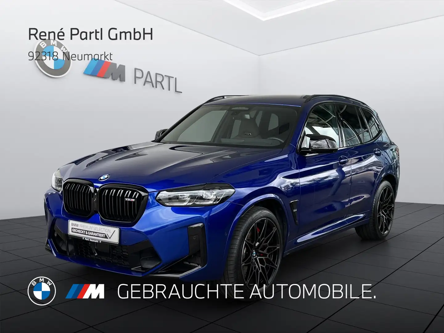 BMW X3 M Competition ACC 360° H/K Sitzbelüft. AHK Blau - 1