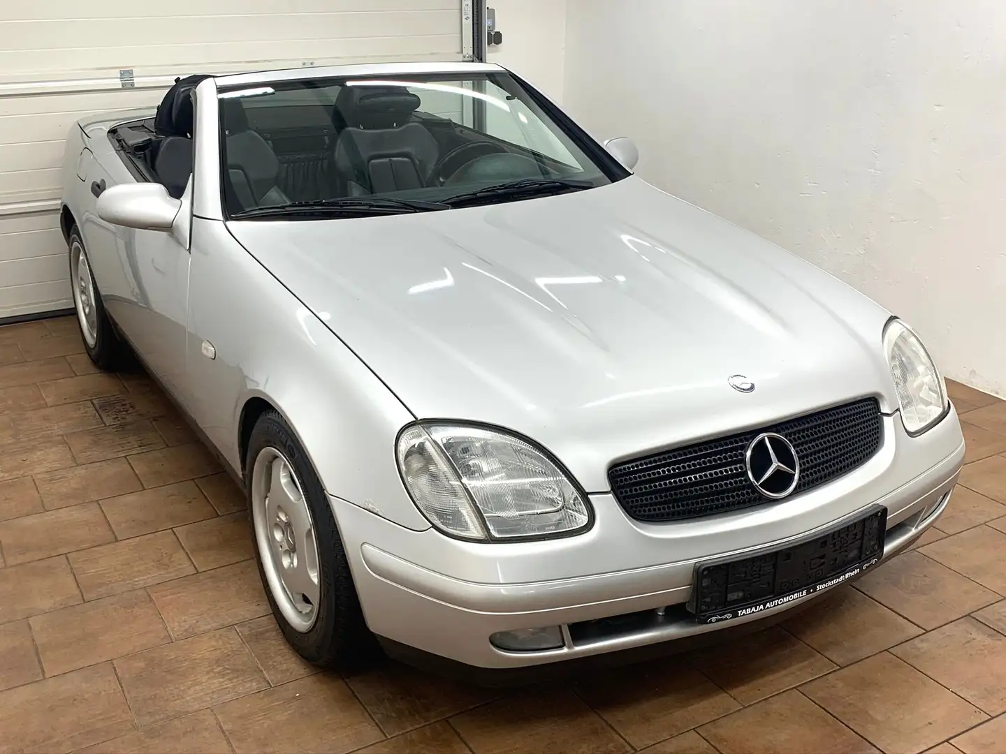 Mercedes-Benz SLK 200 CABRIO VOLL-LEDER CD-RADIO KLIMA ABS *KEIN TÜV* Stříbrná - 1