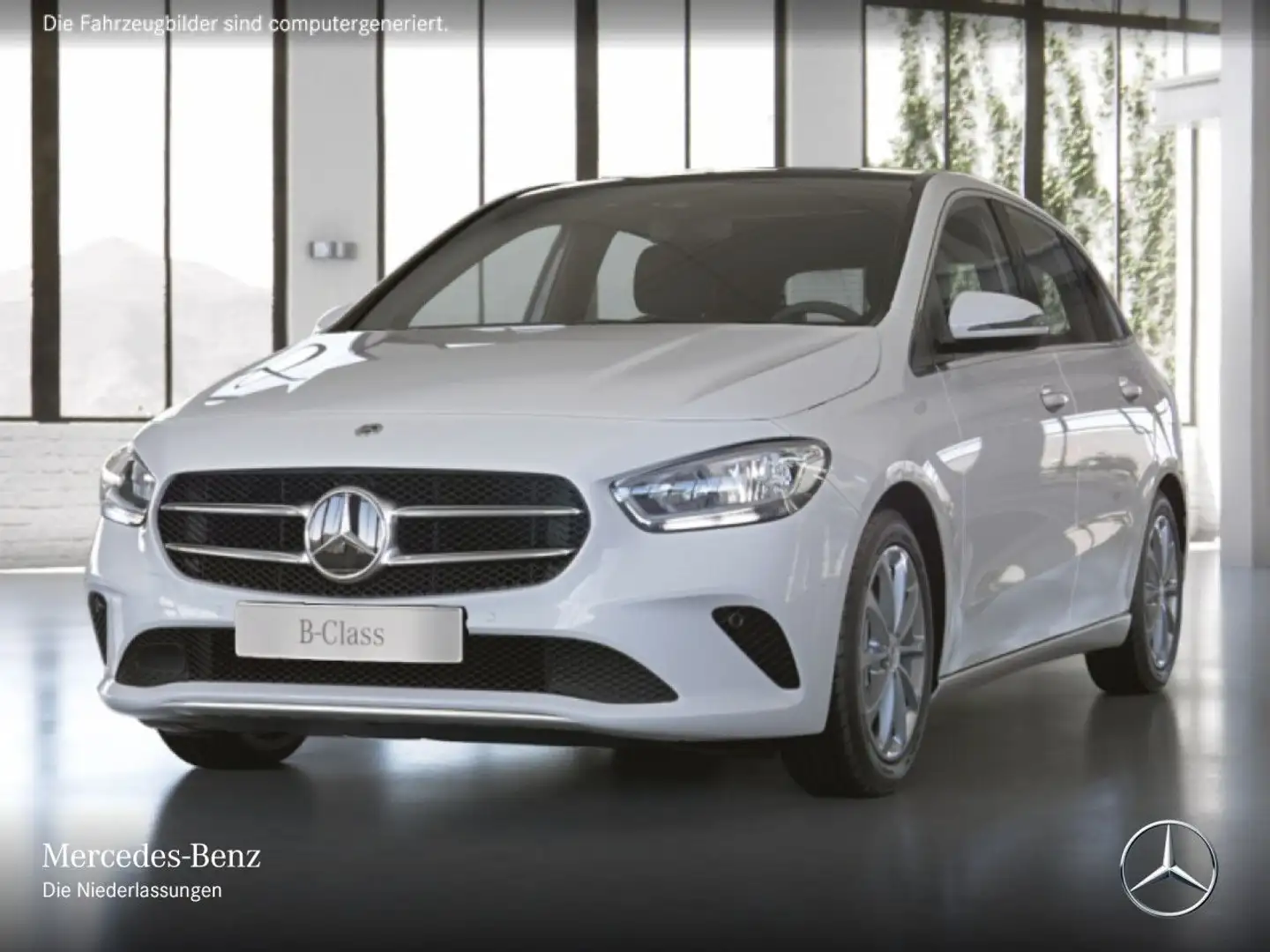 Mercedes-Benz B 200 d PROGRESSIVE+PANO+AHK Weiß - 2