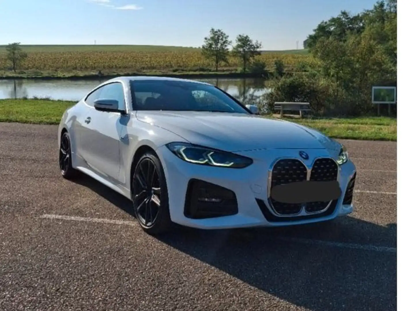 BMW 420 Coupe 420d xDrive 190 ch BVA8 M Sport Blanc - 1