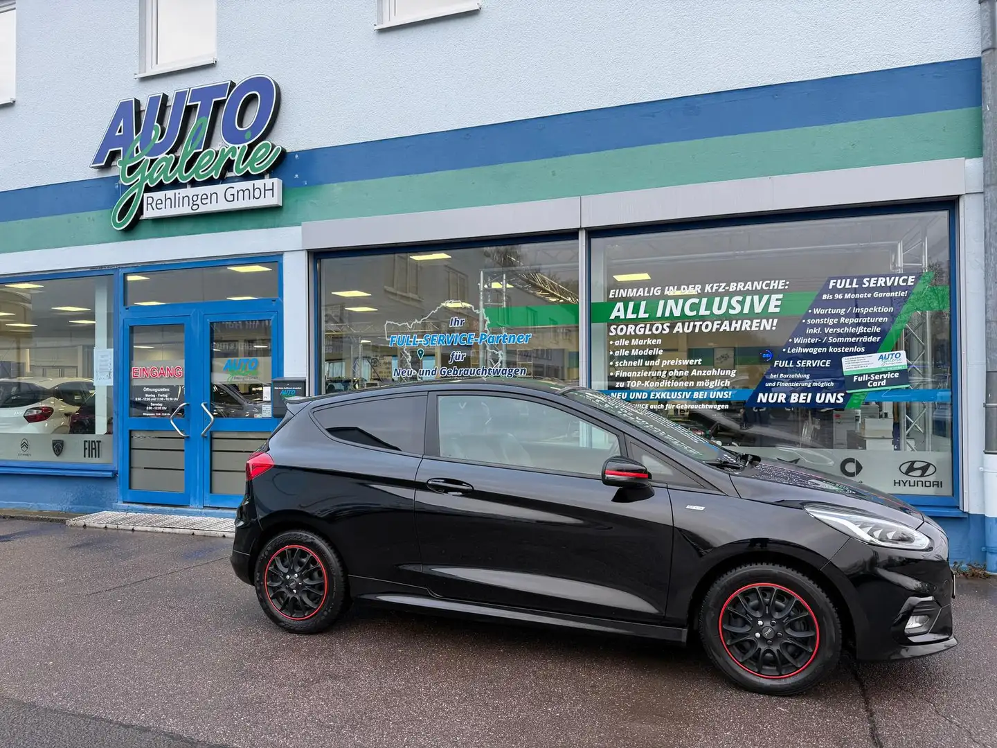 Ford Fiesta 1.0 EcoBoost KAT ST-Line Schwarz - 1