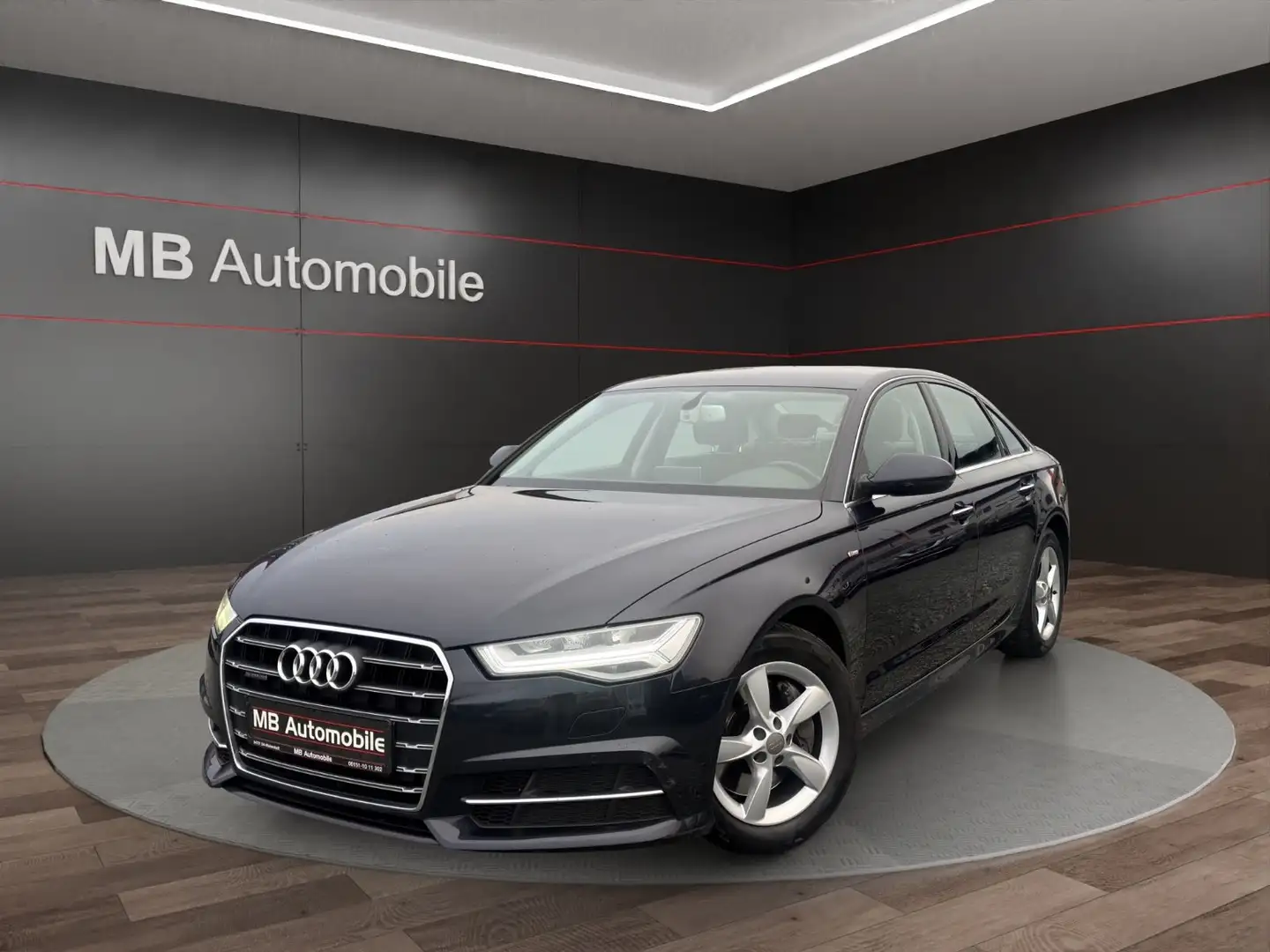 Audi A6 3.0 TDI quattro S tronic S Line LED/Navi Blau - 1