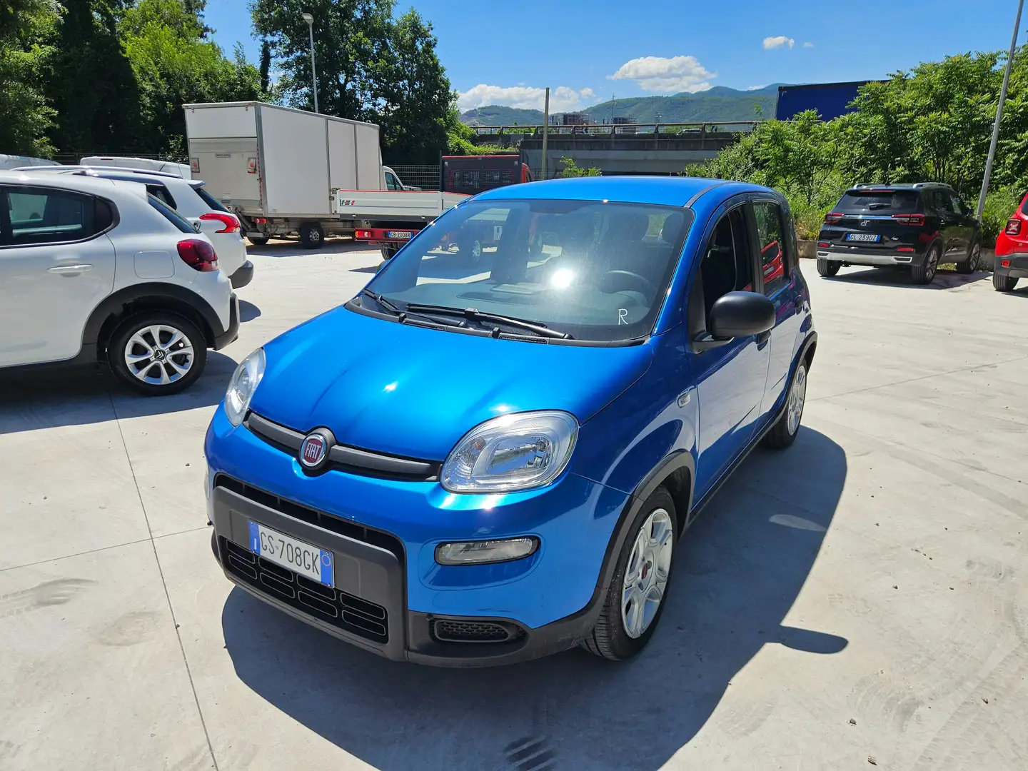 Fiat Panda Panda 1.0 firefly hybrid s Bleu - 1