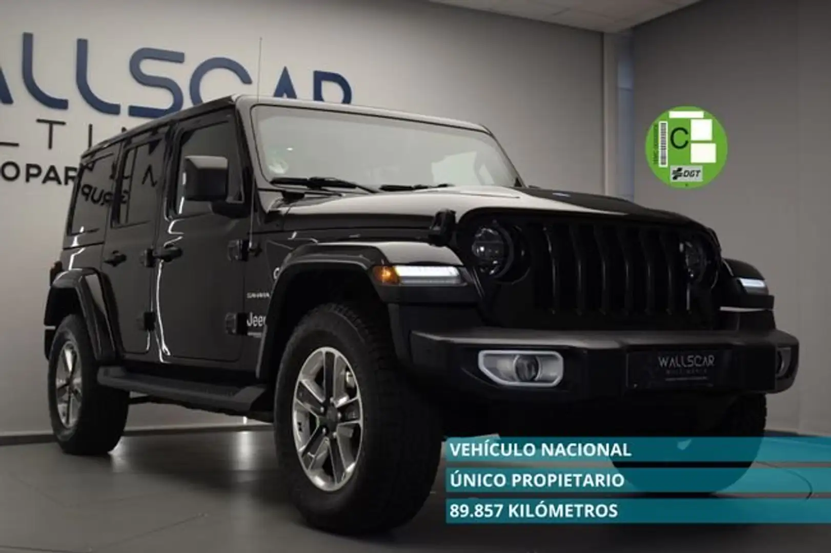 Jeep Wrangler 4p 2.2 CRD Sahara 8ATX E6D Negro - 1