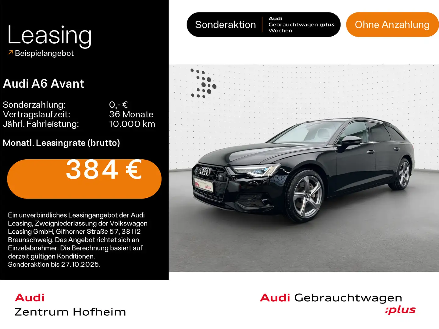 Audi A6 45 TDI qu advanced S tro*Matrix*Virtual Schwarz - 1