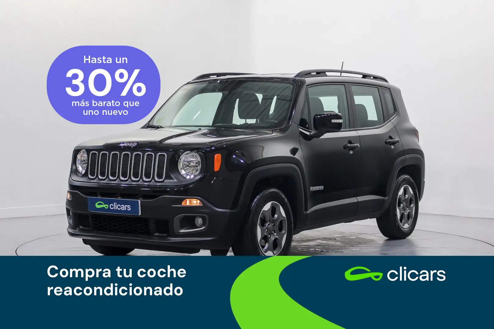 Jeep Renegade 1.4 Multiair Longitude 4x2 103kW Schwarz - 1