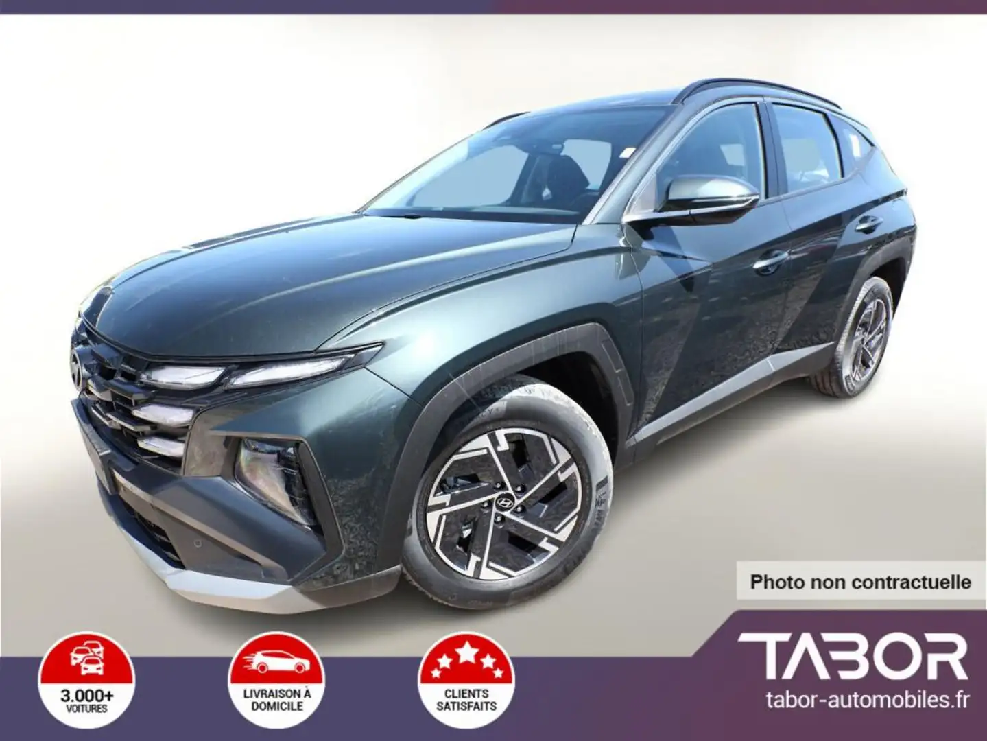 Hyundai TUCSON 1.6 HEV 215 DCT LED GPS cam PDC Verde - 1
