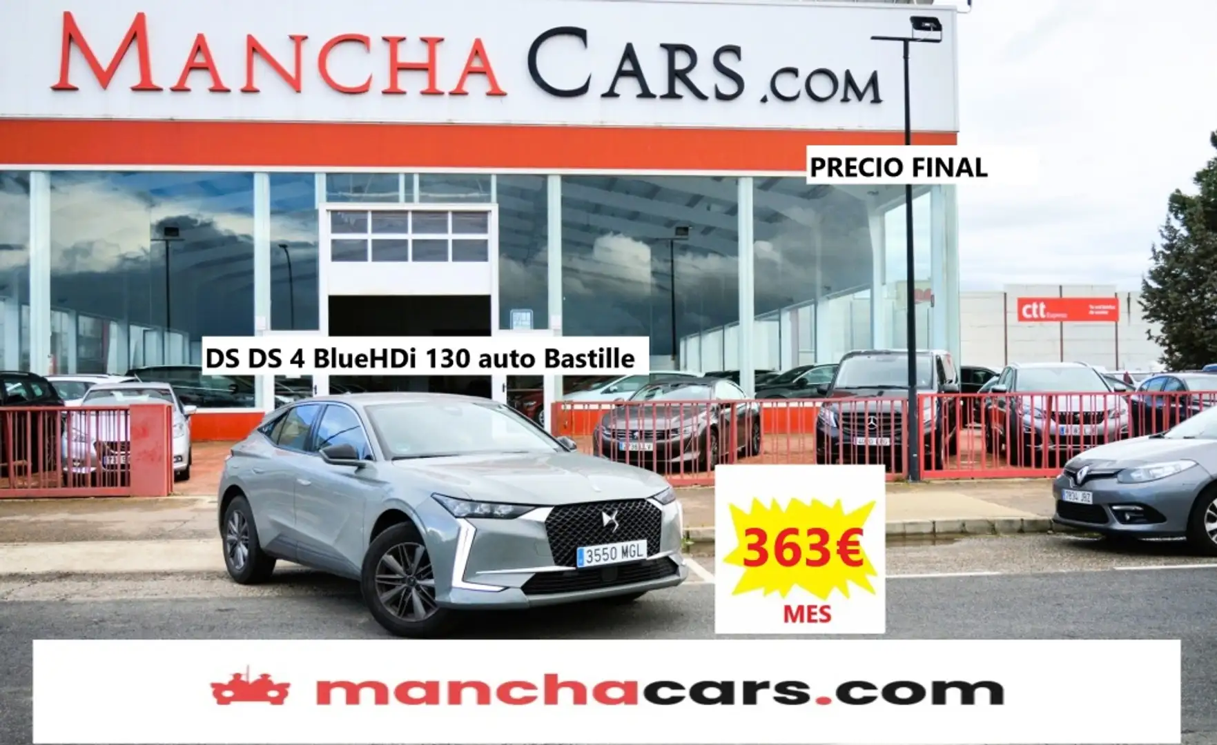 DS Automobiles DS 4 BlueHDi Bastille Aut. 130 Gris - 1