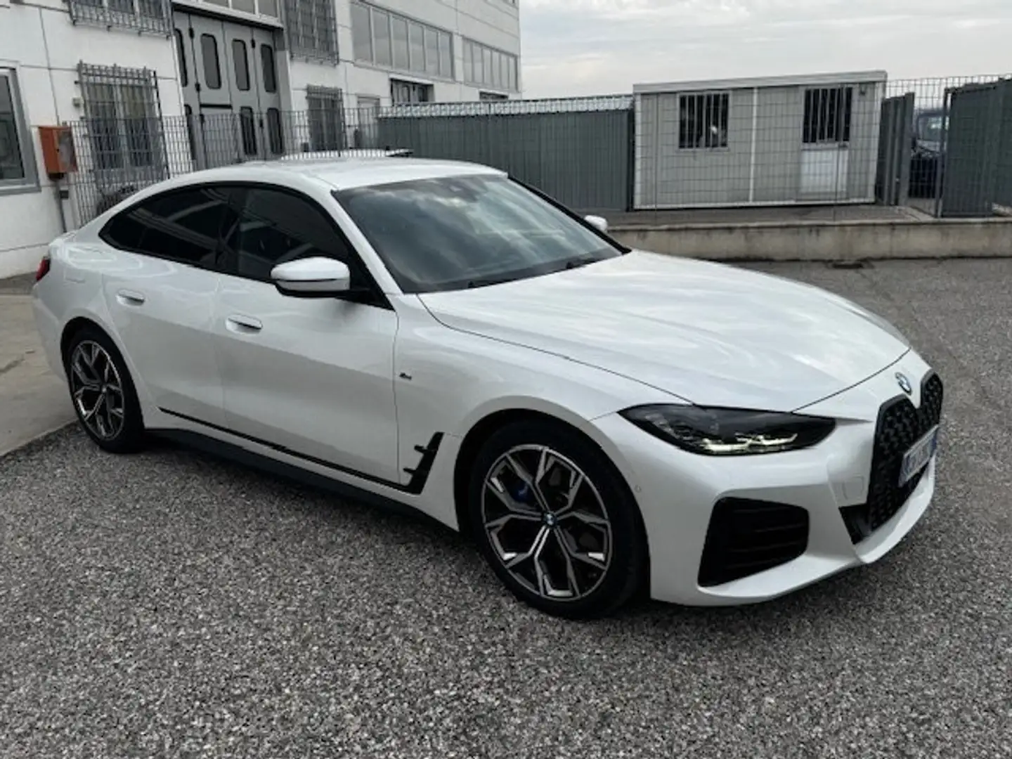 BMW 420 420d Gran Coupe mhev 48V Msport auto Bianco - 1