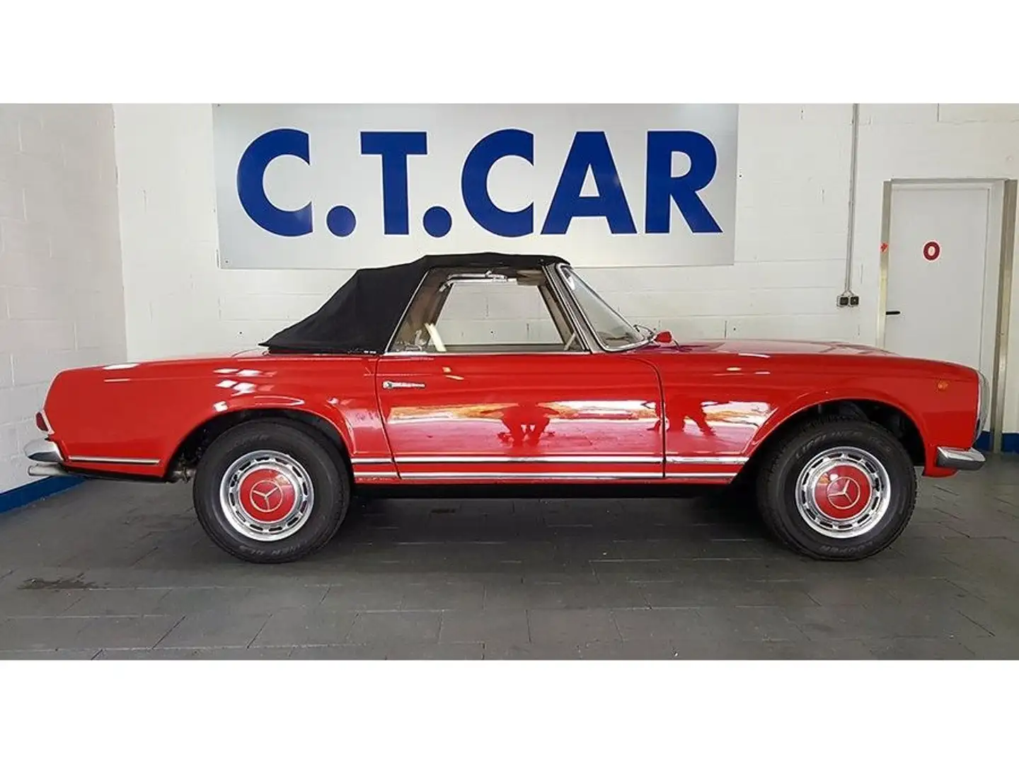 Mercedes-Benz SL 230 pagode Piros - 2