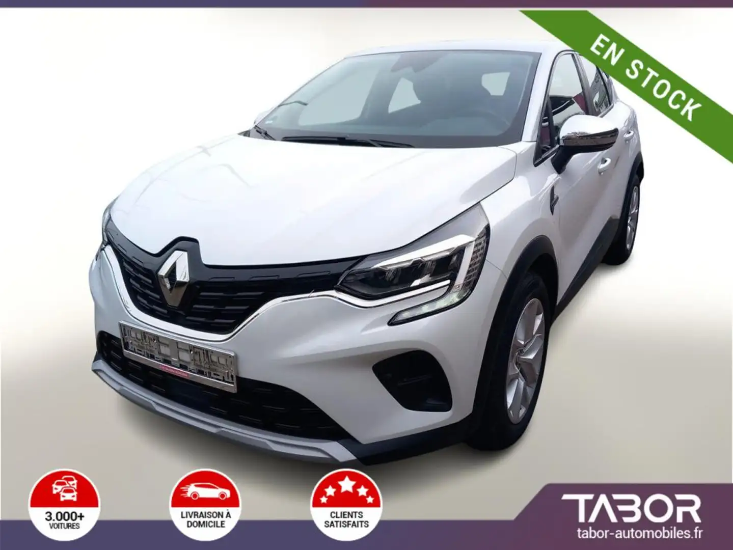 Renault Captur 1.3 TCe 140 Zen Nav LED Cam PDC Blanc - 1
