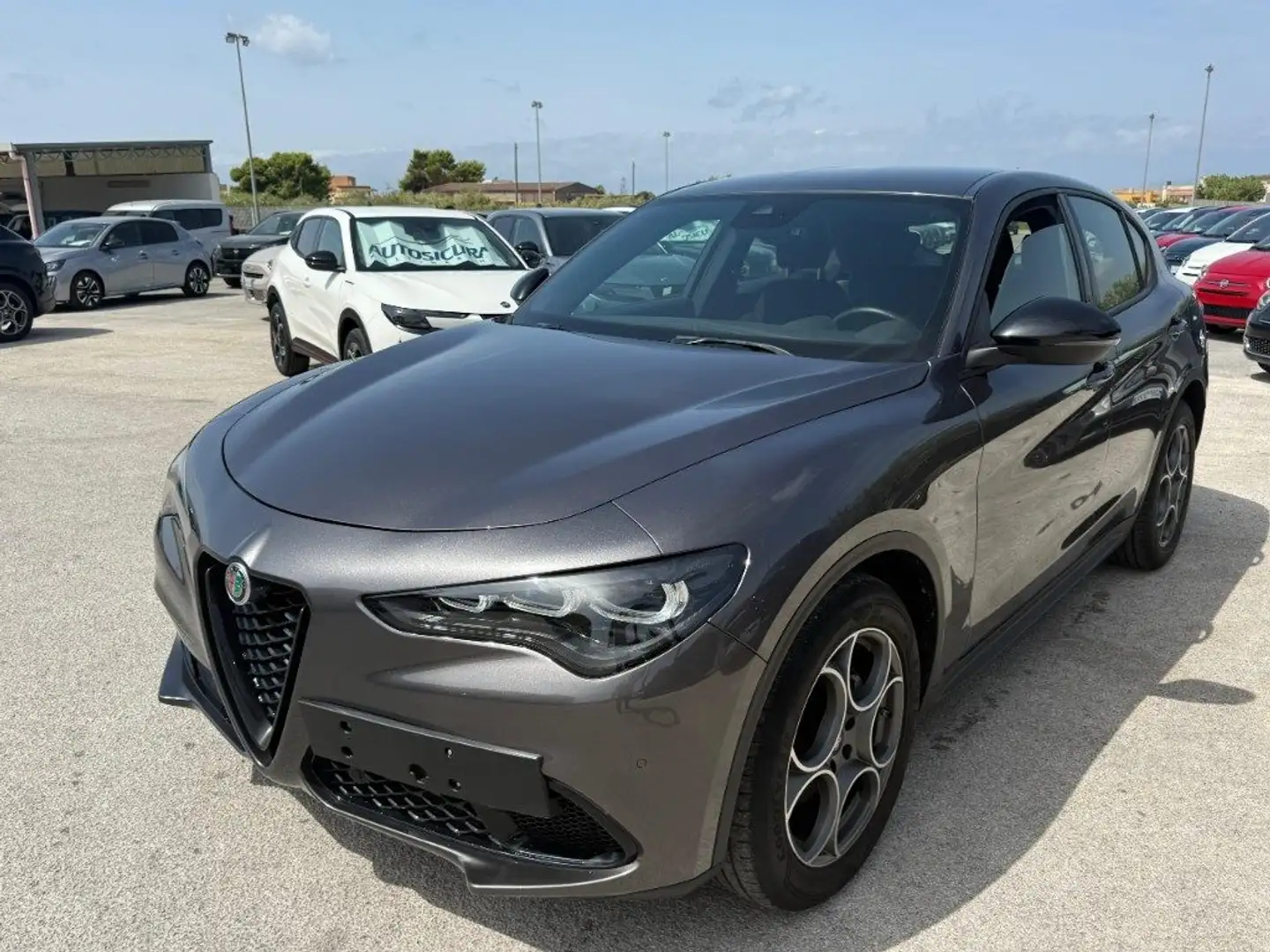 Alfa Romeo Stelvio 2.2 Turbodiesel 160 CV AT8 RWD Sprint Grigio - 1