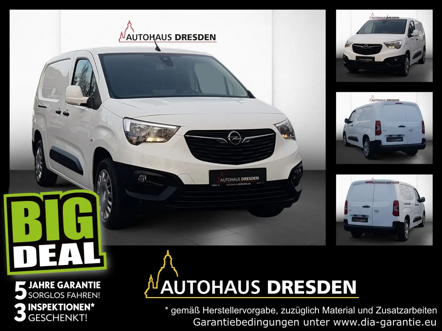 Opel Combo E Cargo 1.5 D *3-Sitzer*PDC*AHK* Biały - 1
