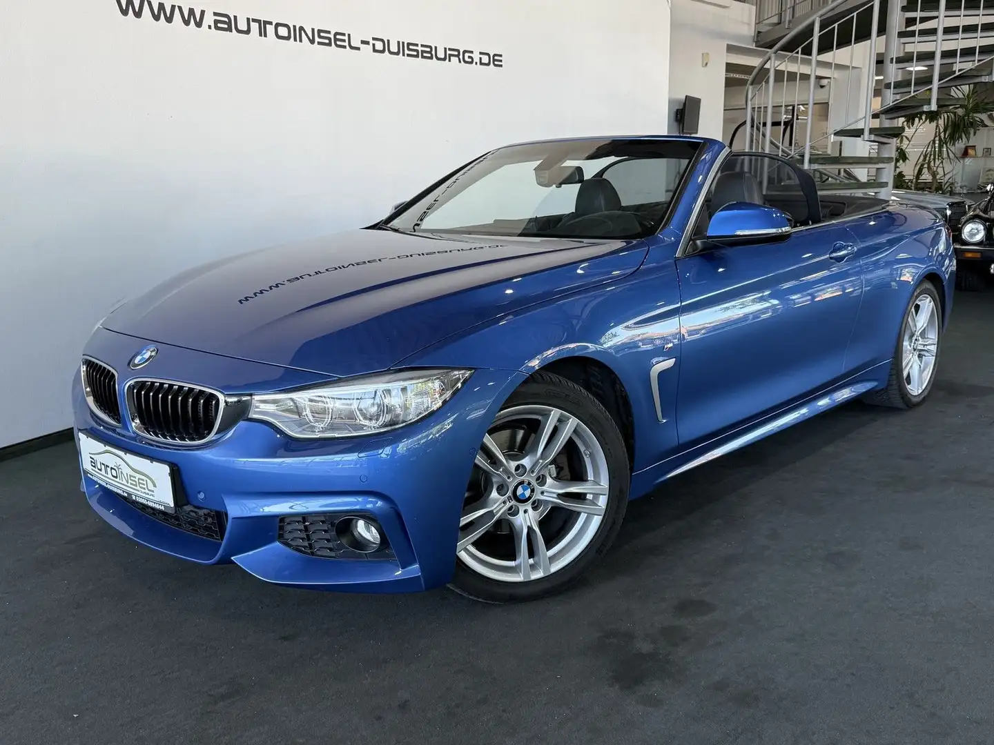 BMW 420 d Aut M-Sport H&K Kamera Memory Navi Bi-Xenon Bleu - 1