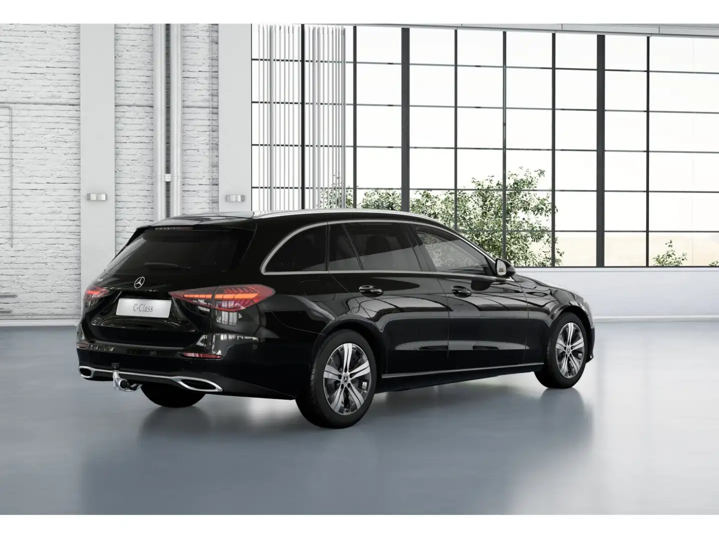 Mercedes-Benz C 180 T AVANTGARDE+MBUX+TOTWINKEL+AMBIENTE+AHK Schwarz - 2