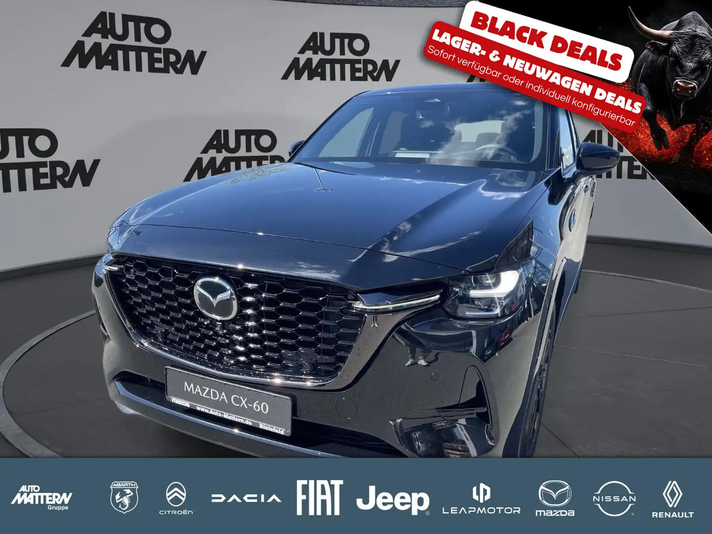 Mazda CX-60 Homura Plus NAVI|LED|Pano|CarPlay|SHZ|HUD Schwarz - 1