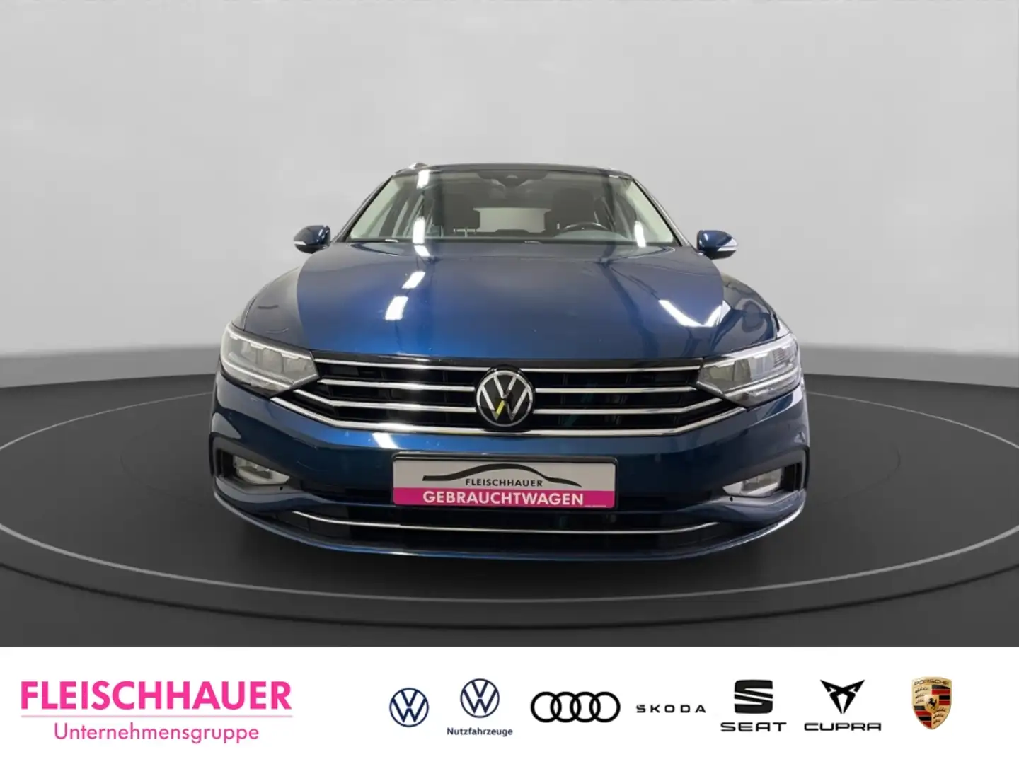 Volkswagen Passat 2.0 TDI Business StandHZG AHK-klappbar Navi Memory Blau - 2