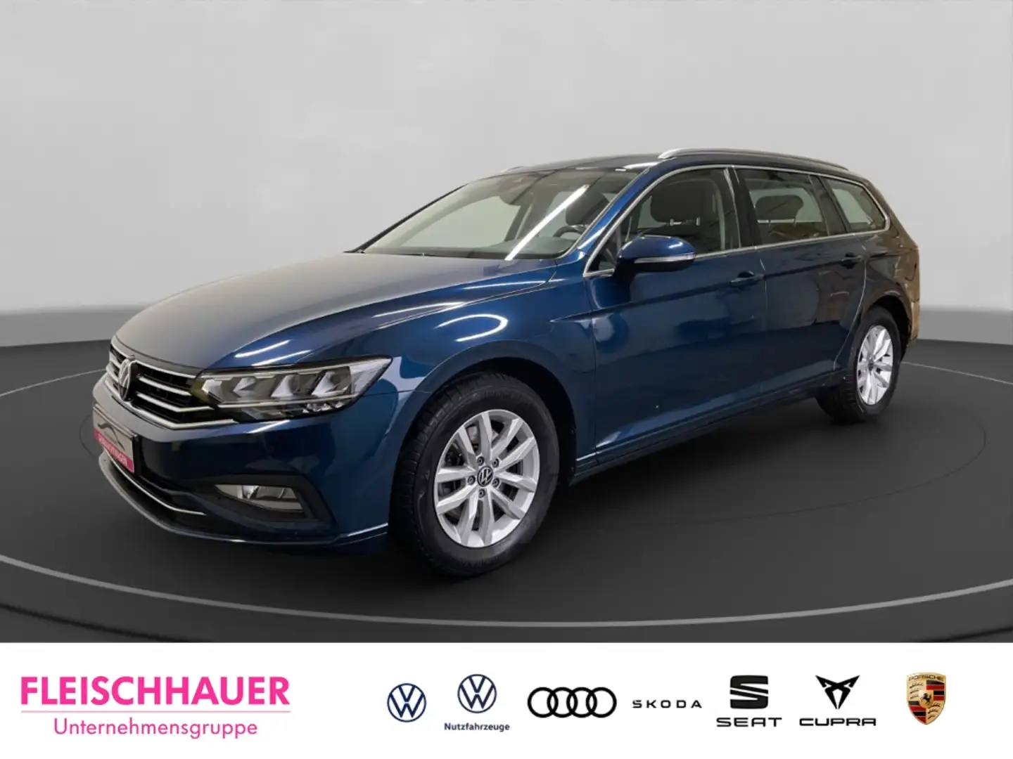 Volkswagen Passat 2.0 TDI Business StandHZG AHK-klappbar Navi Memory Blau - 1