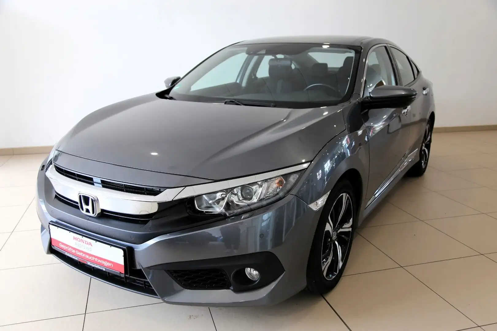 Honda Civic 1.6 i-DTEC Elegance Navi RFK SHZ Silber - 1