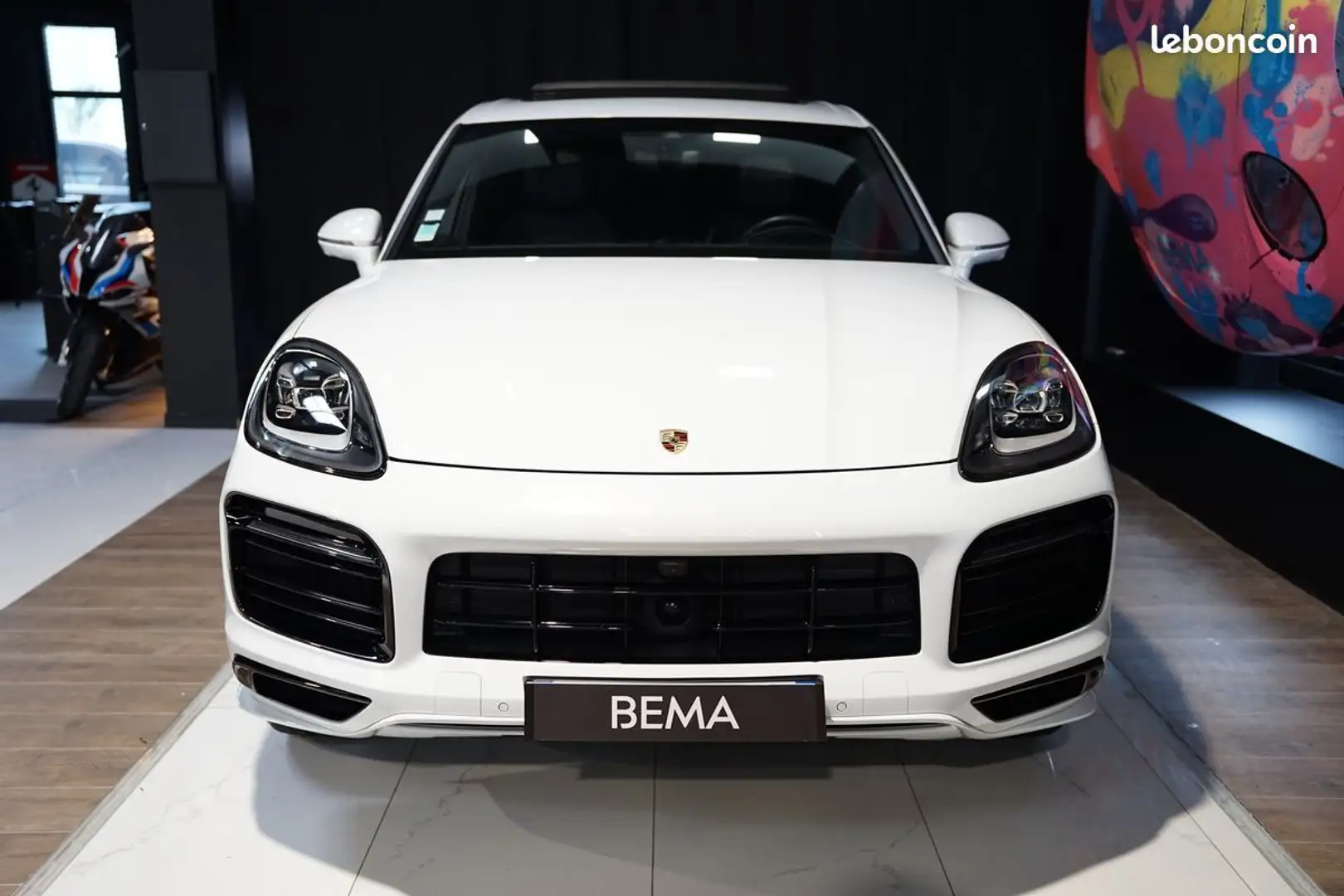 Porsche Cayenne E-HYBRID 462ch | Malus inclus Pack SportDesign 21’’ RS Spyder PDLS%2B Toit Panoramique 14 positions Caméra 360° 647 Mois Wit - 2