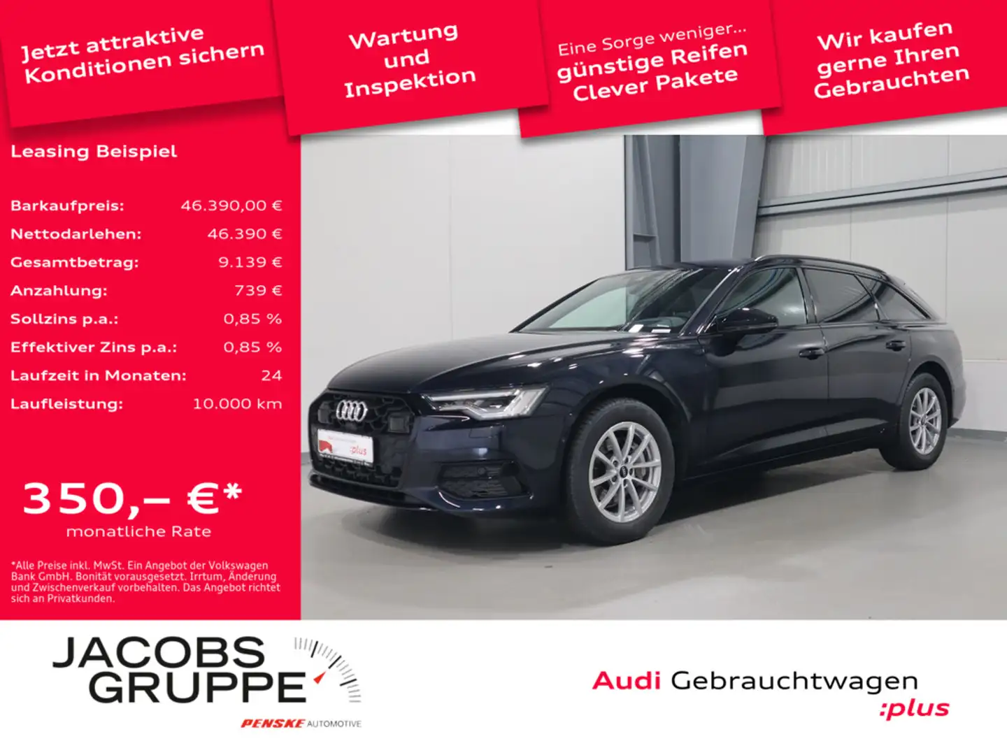 Audi A6 Avant 40 TDI advanced Matrix-LED*Head-up*Kamera Blau - 1
