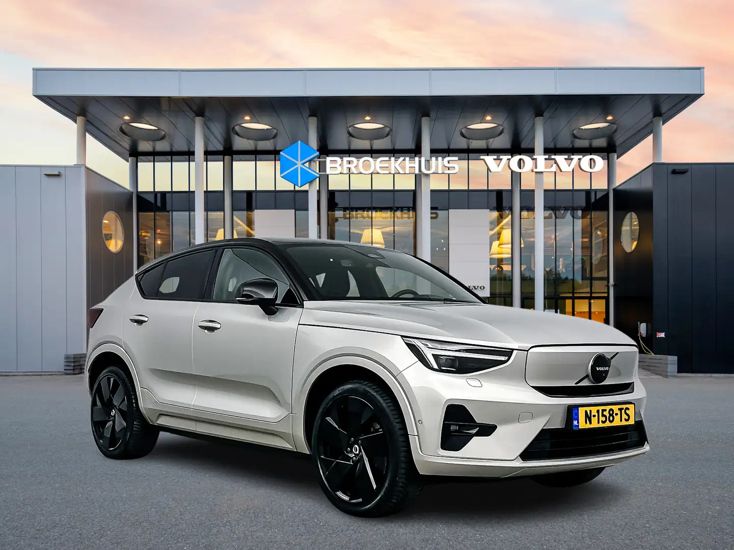 Volvo C40 Recharge Twin Silverline Edition 78 kWh Gri - 2