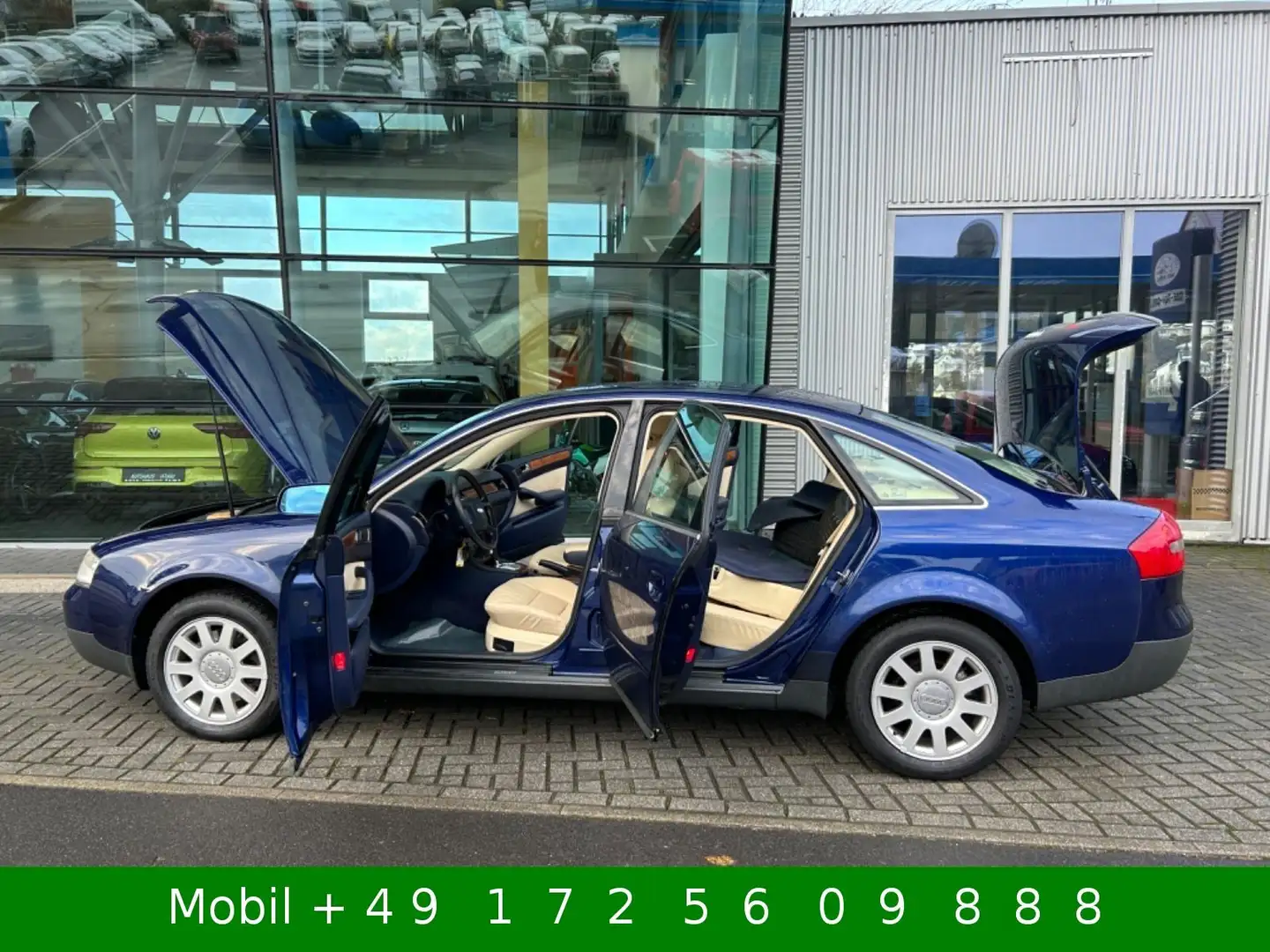 Audi A6 2.4 multitronic Leder ESP Sitzh. 1.Hd Blau - 1