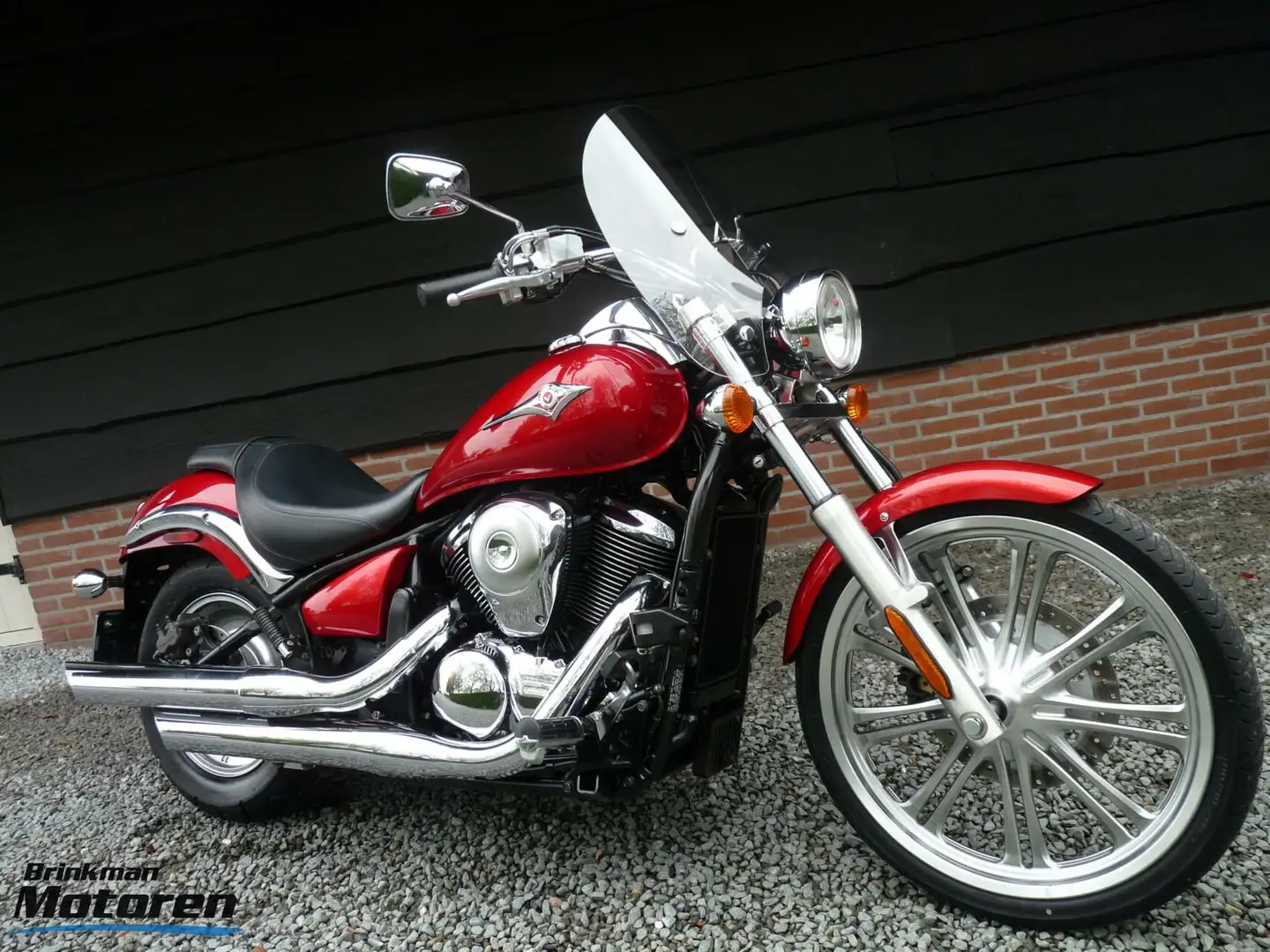 Kawasaki VN 900 Custom Roşu - 1