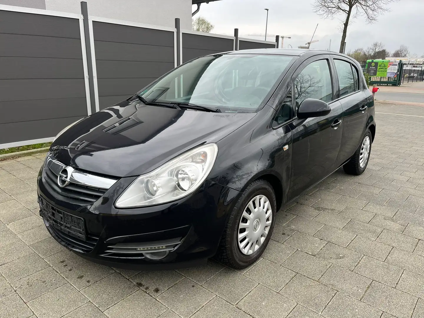 Opel Corsa Edition 1.2 KLIMA+AHK+MFL+TÜV Zwart - 2