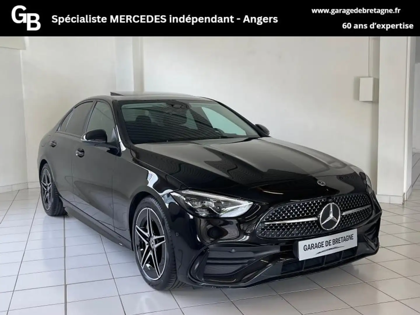 Mercedes-Benz C 200 200 d 163ch AMG Line Noir - 1