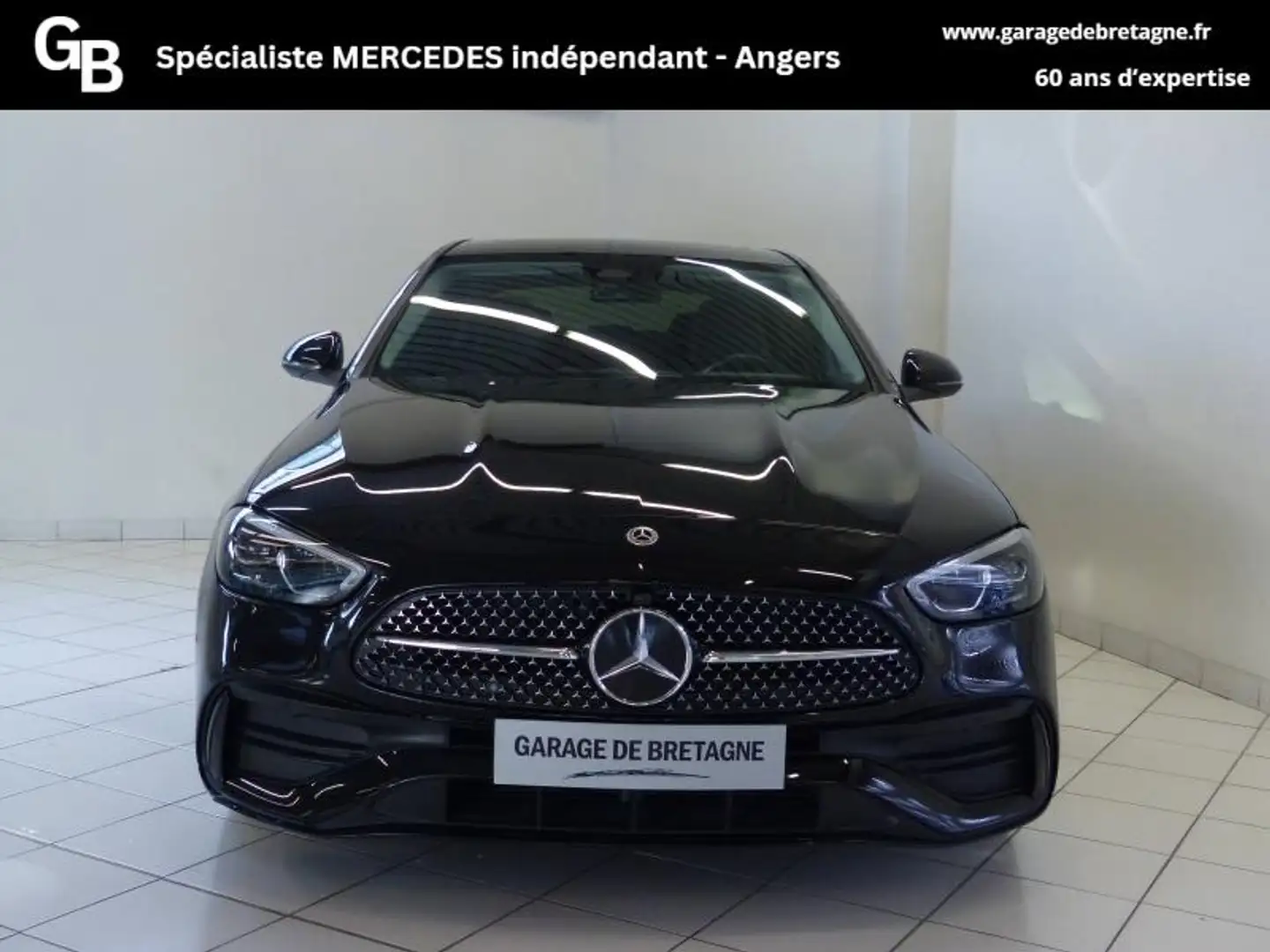 Mercedes-Benz C 200 200 d 163ch AMG Line Schwarz - 2