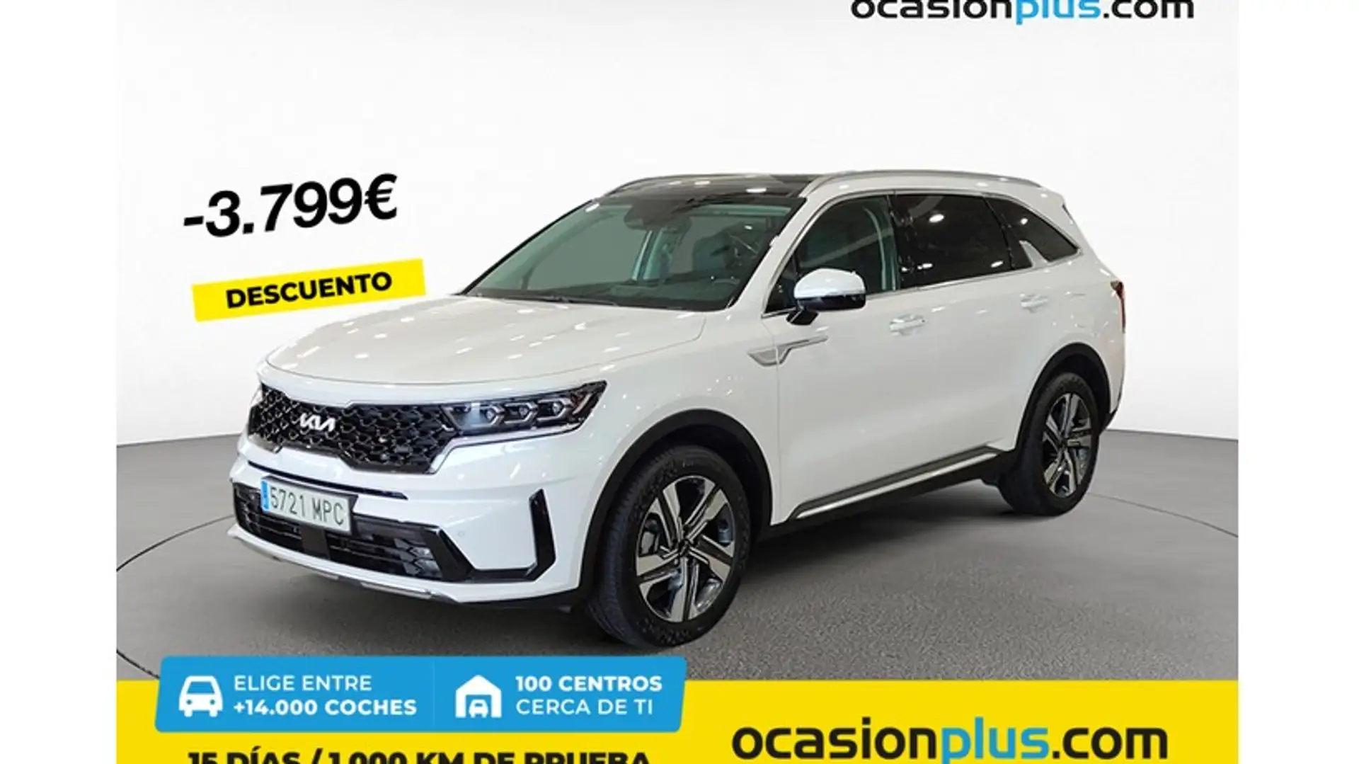 Kia Sorento 1.6 T-GDi HEV Plus Edition 4x2 Bianco - 1