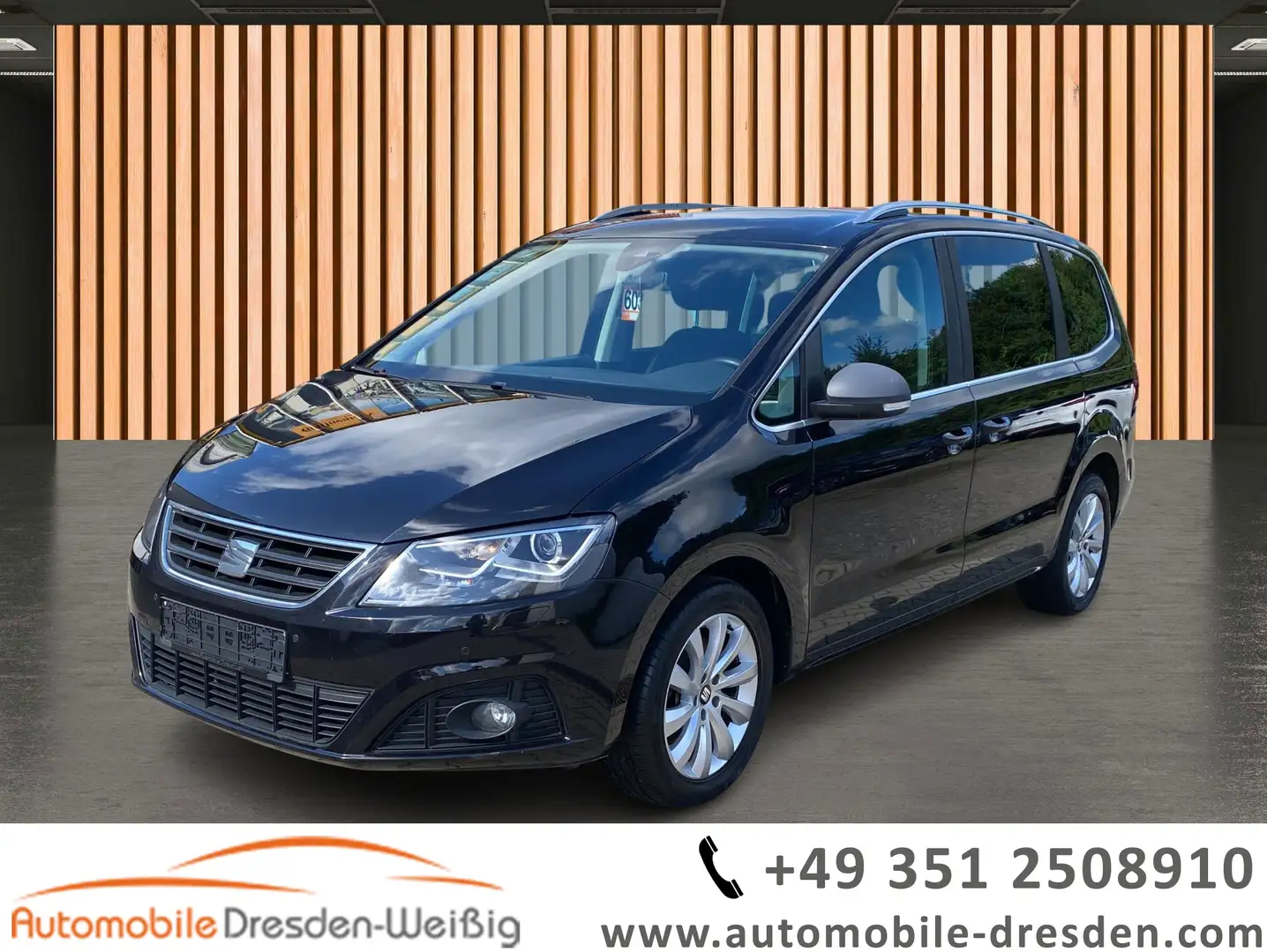 SEAT Alhambra 2.0 TDI Style*Bi Xenon*Navi*el.Türen Fekete - 1