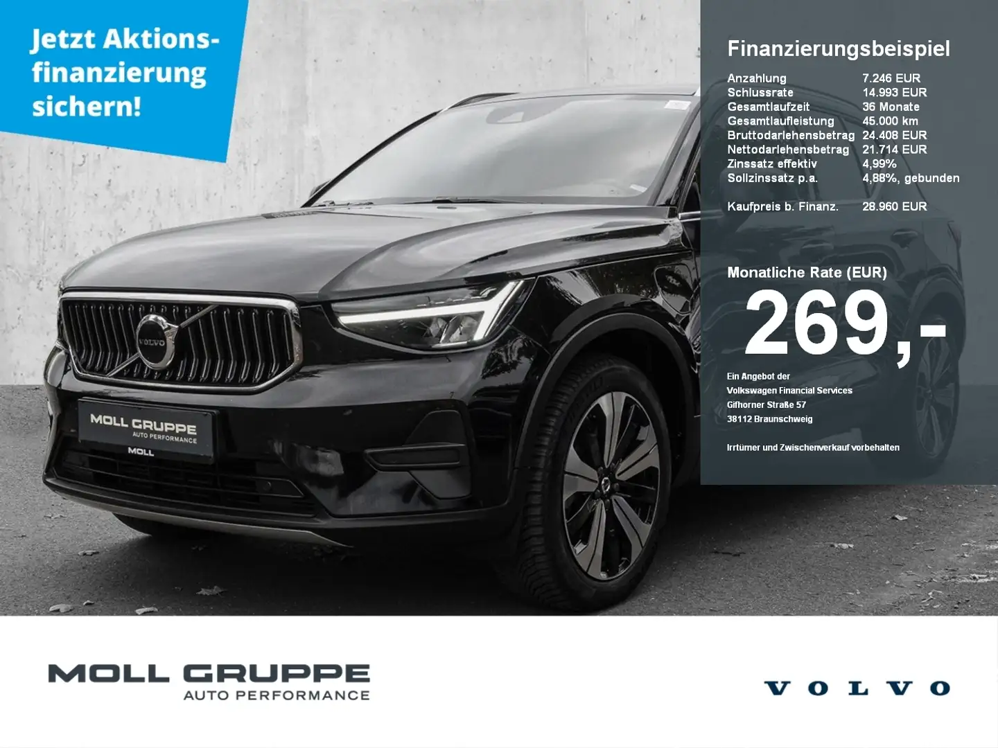 Volvo XC40 XC 40 T4 2WD Core Plug-In LED Kamera Schwarz - 1