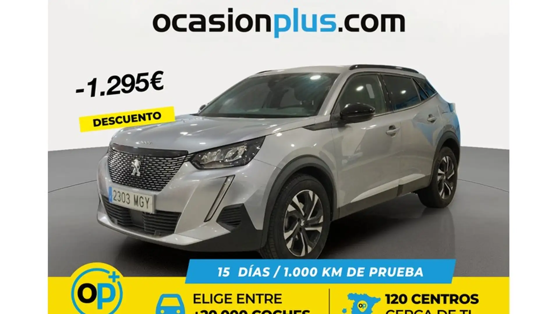 Peugeot 2008 1.2 PureTech S&S Allure 100 Gris - 1