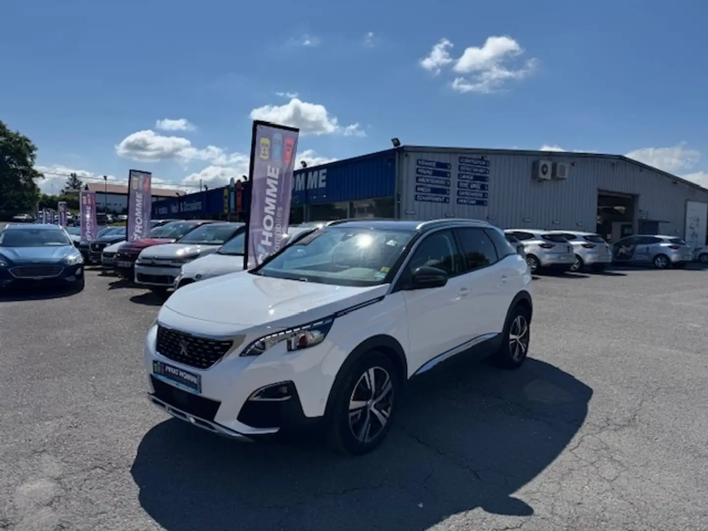 Peugeot 3008 1.2 PURETECH 130CH ALLURE BUSINESS S\u0026S EAT8   Blanc - 1