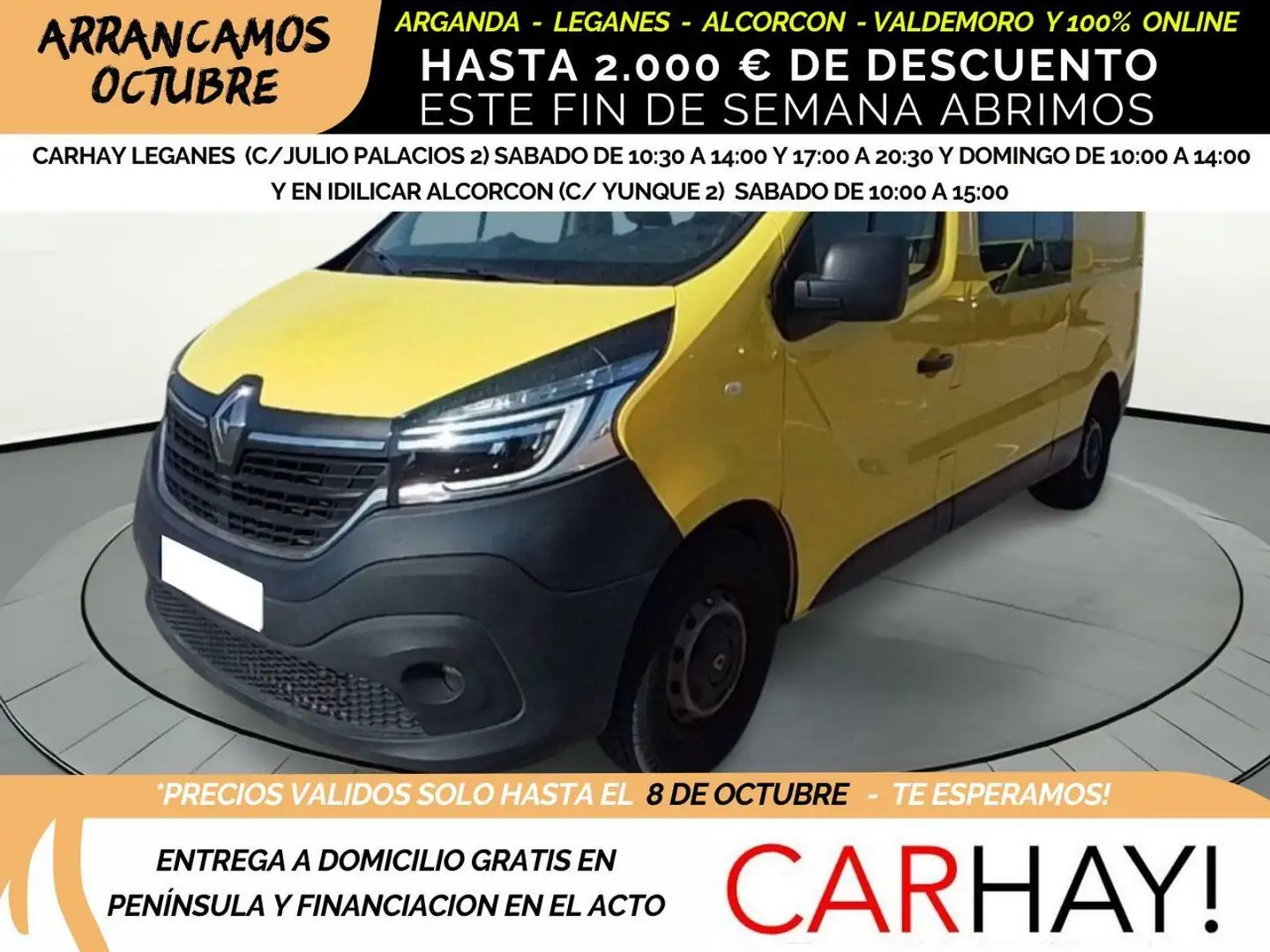 Renault Trafic Mixto 6 PLAZAS Largo Energy Blue dCi Jaune - 1
