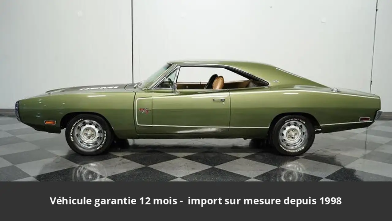 Dodge Charger 1970 Coupe 318 CI V8 230 HP Code F 3 vitesses Tous compris, foto 3