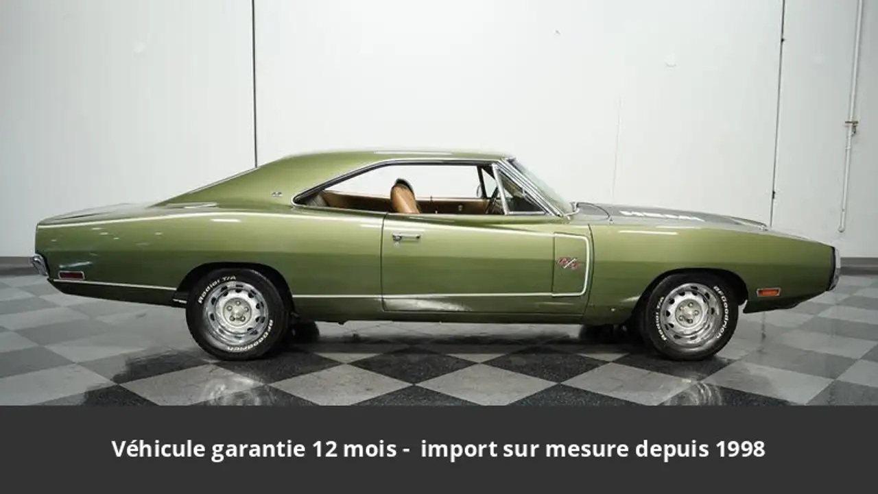Dodge Charger 1970 Coupe 318 CI V8 230 HP Code F 3 vitesses Tous compris, foto 12