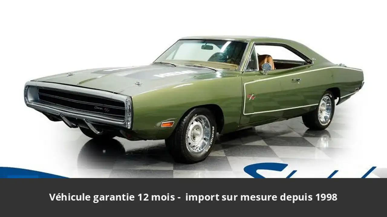 Dodge Charger 1970 Coupe 318 CI V8 230 HP Code F 3 vitesses Tous compris, foto 2
