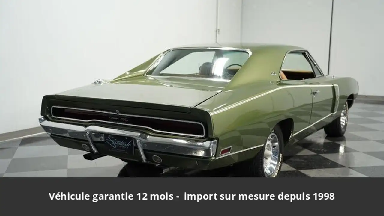 Dodge Charger 1970 Coupe 318 CI V8 230 HP Code F 3 vitesses Tous compris, foto 10